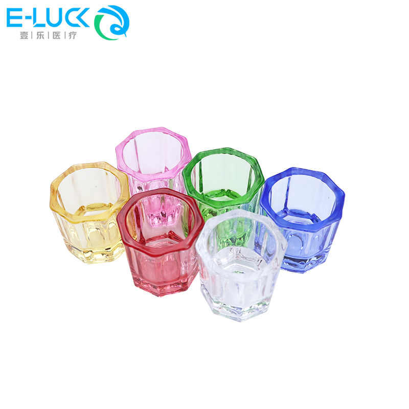 Acrylic Powder Clear - Recipiente de Cristal Acrílico Transparente para
