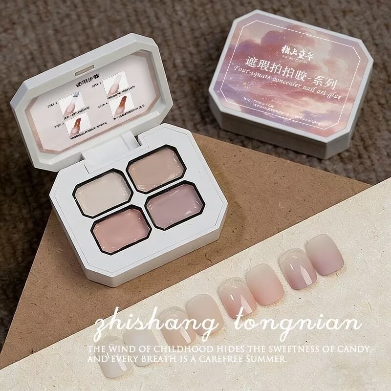 Nail Art Painting - Corrector de 4 colores, gel de
