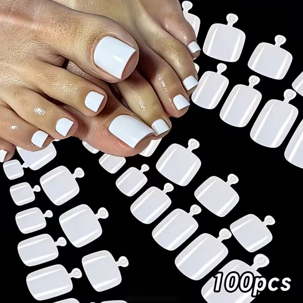 Nail Art Fake Nails - 100 Uñas Postizas Francesas para los