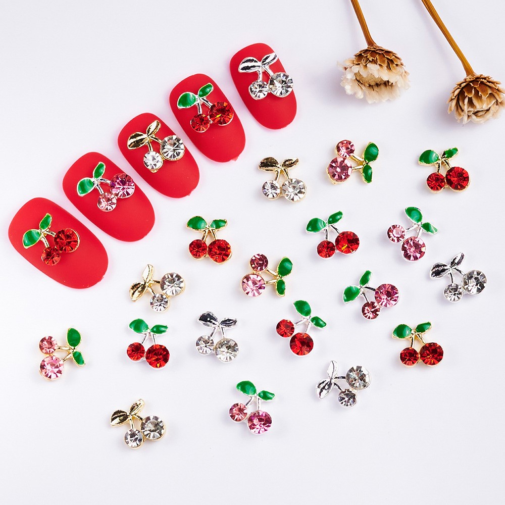 40 Piezas de Gemas de Diamante - Nail Art Red Cherry reseña y precio