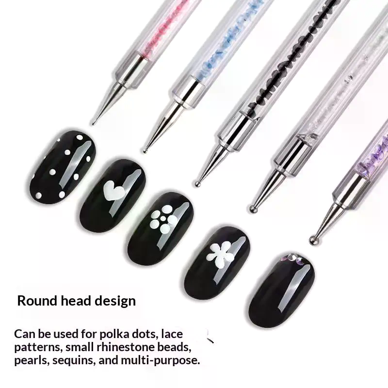 Juego de 5 pinceles delineador - Nail Art Painting reseña y precio