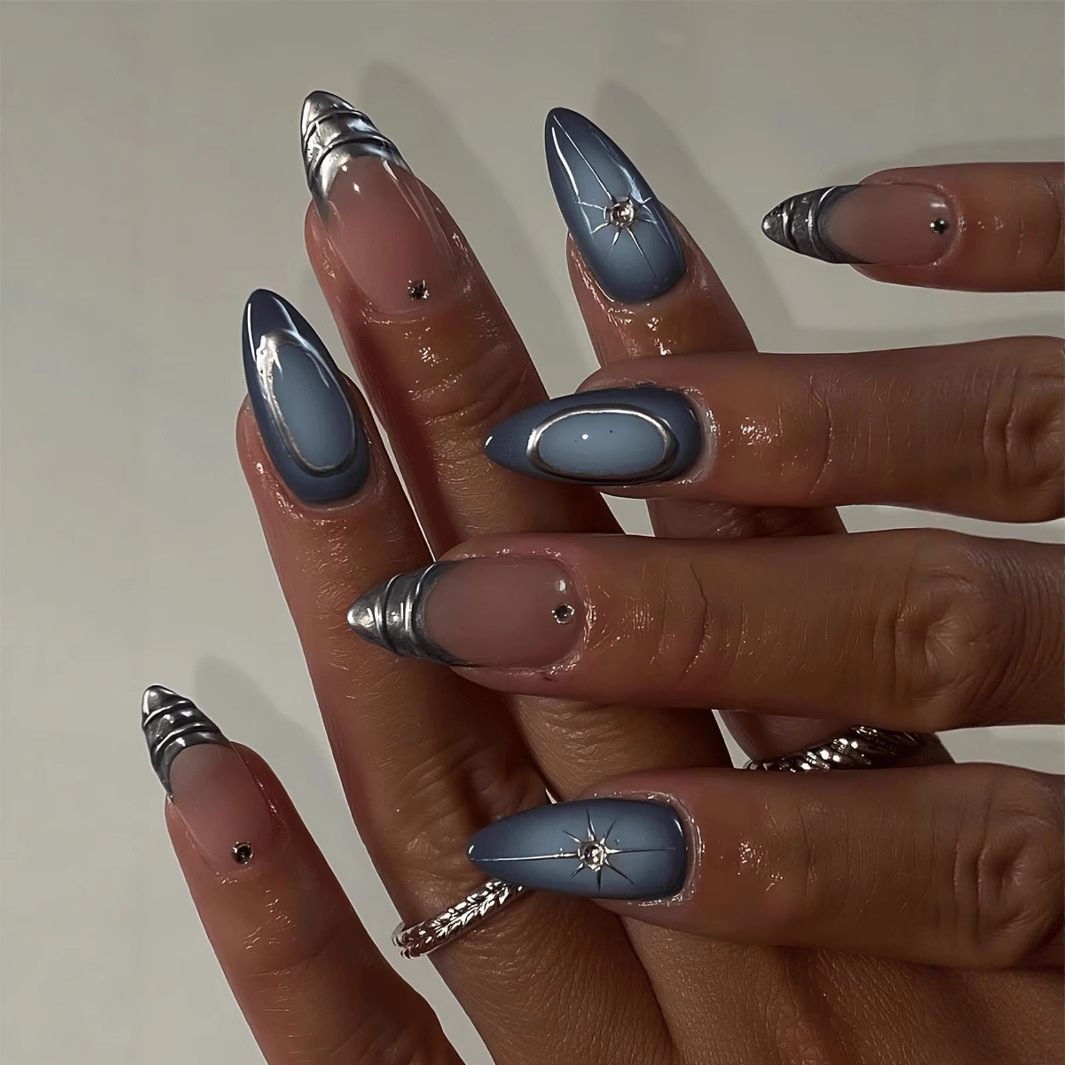Juego de 24 Uds de uñas cortas - Nail Art Aesthetic reseña y precio