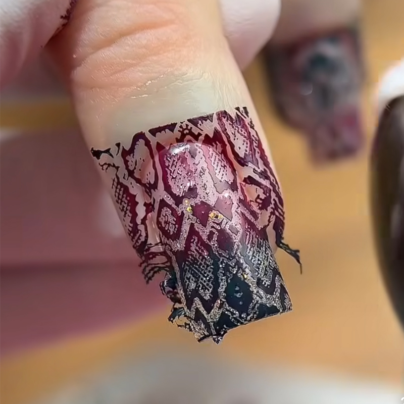 Imagen Animal serpiente leopar - Nail Art Zebra reseña y precio