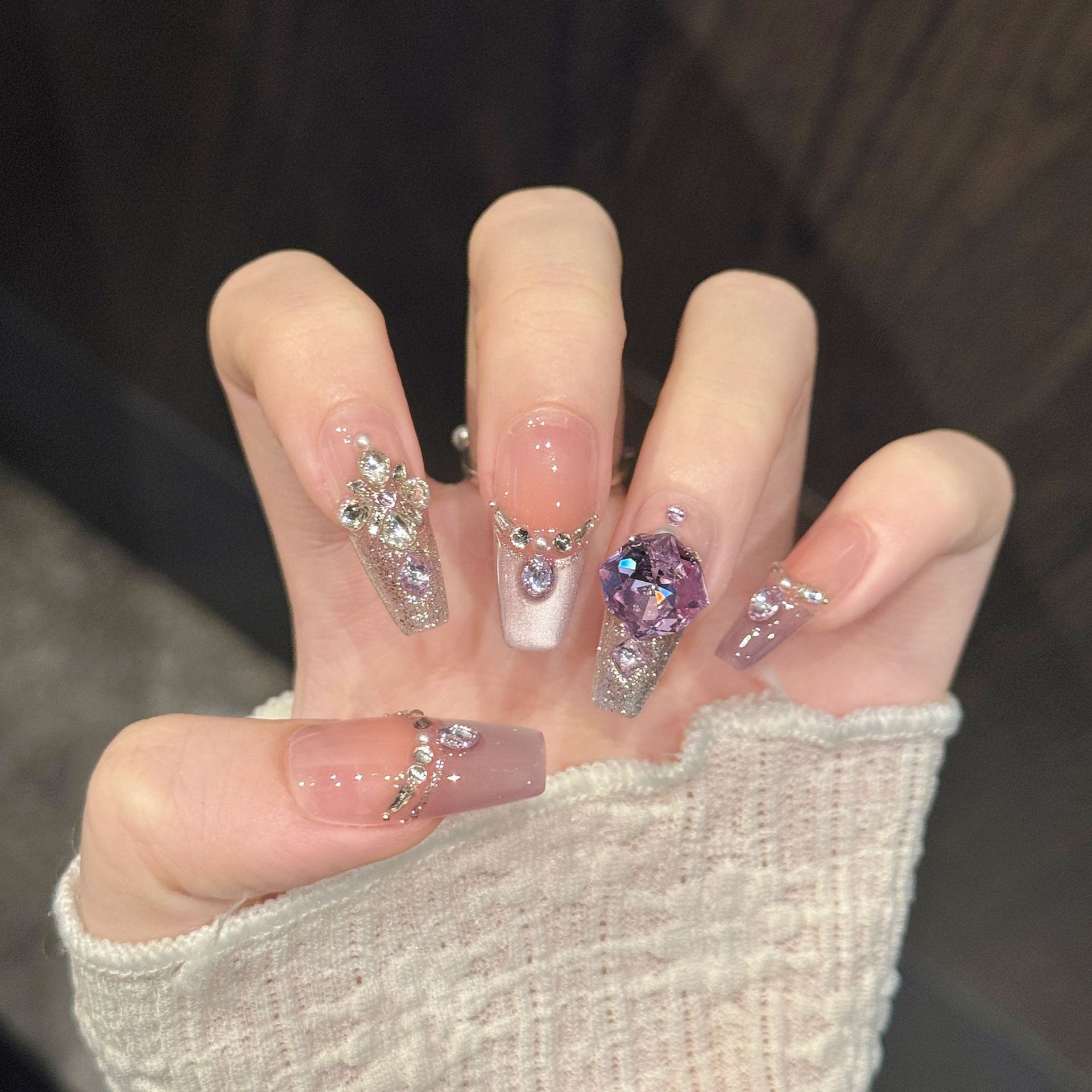 10 Uds. de Uñas Postizas Prens - Nail Art Oval reseña y precio