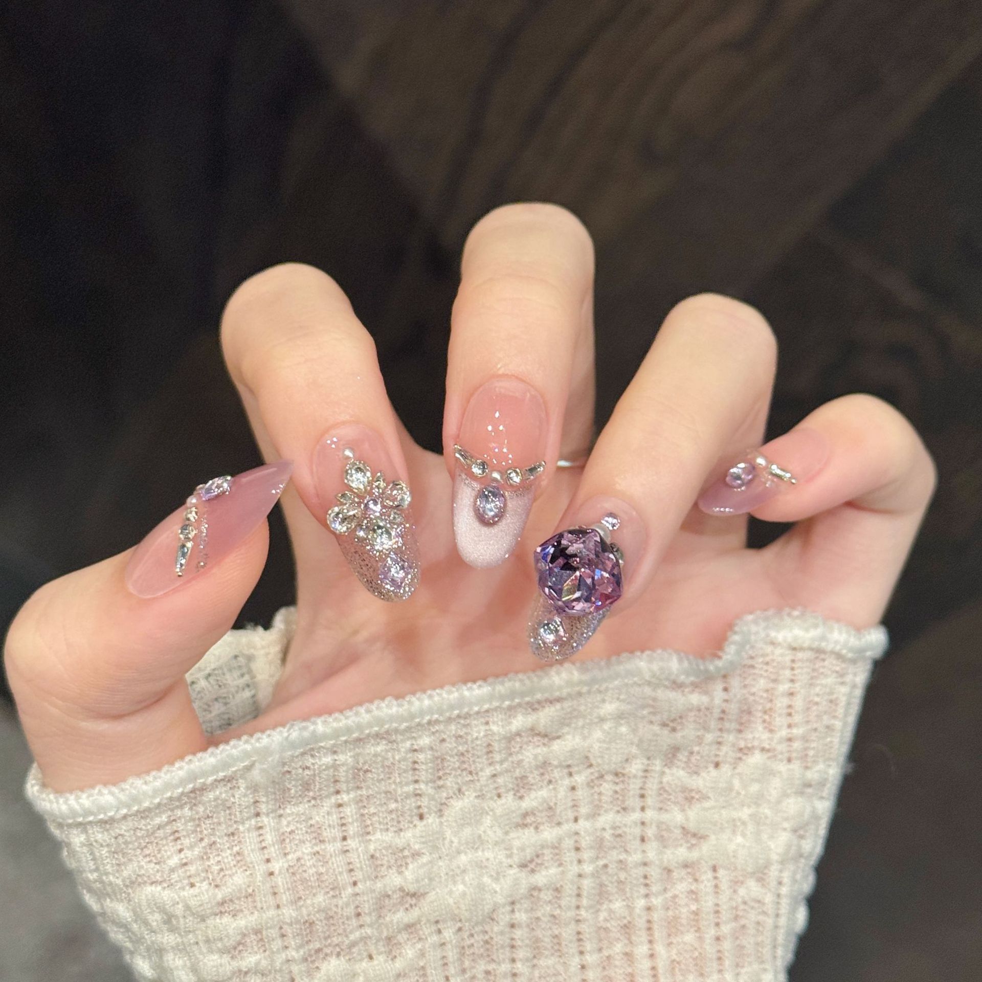 10 Uds. de Uñas Postizas Prens - Nail Art Oval reseña y precio