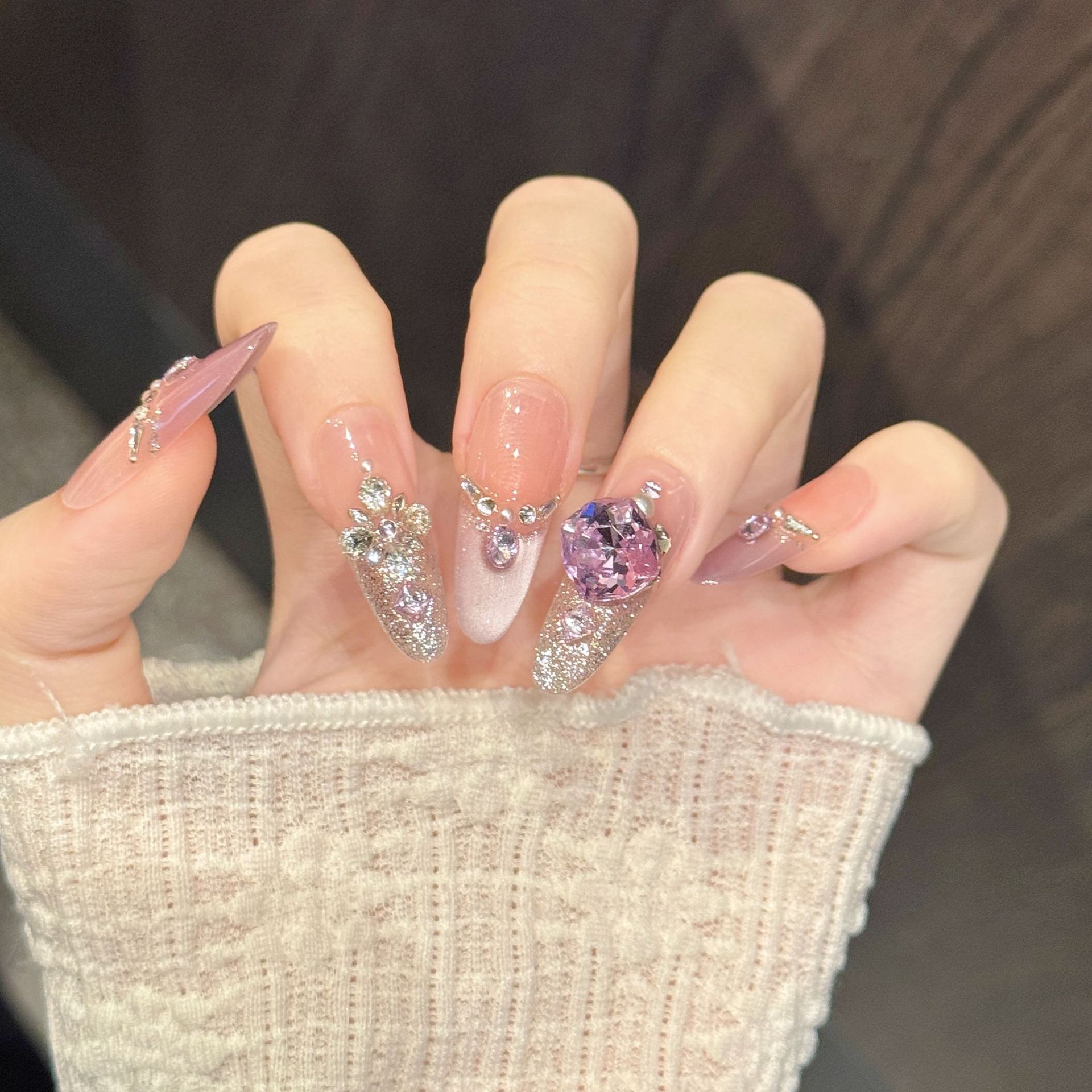 10 Uds. de Uñas Postizas Prens - Nail Art Oval reseña y precio