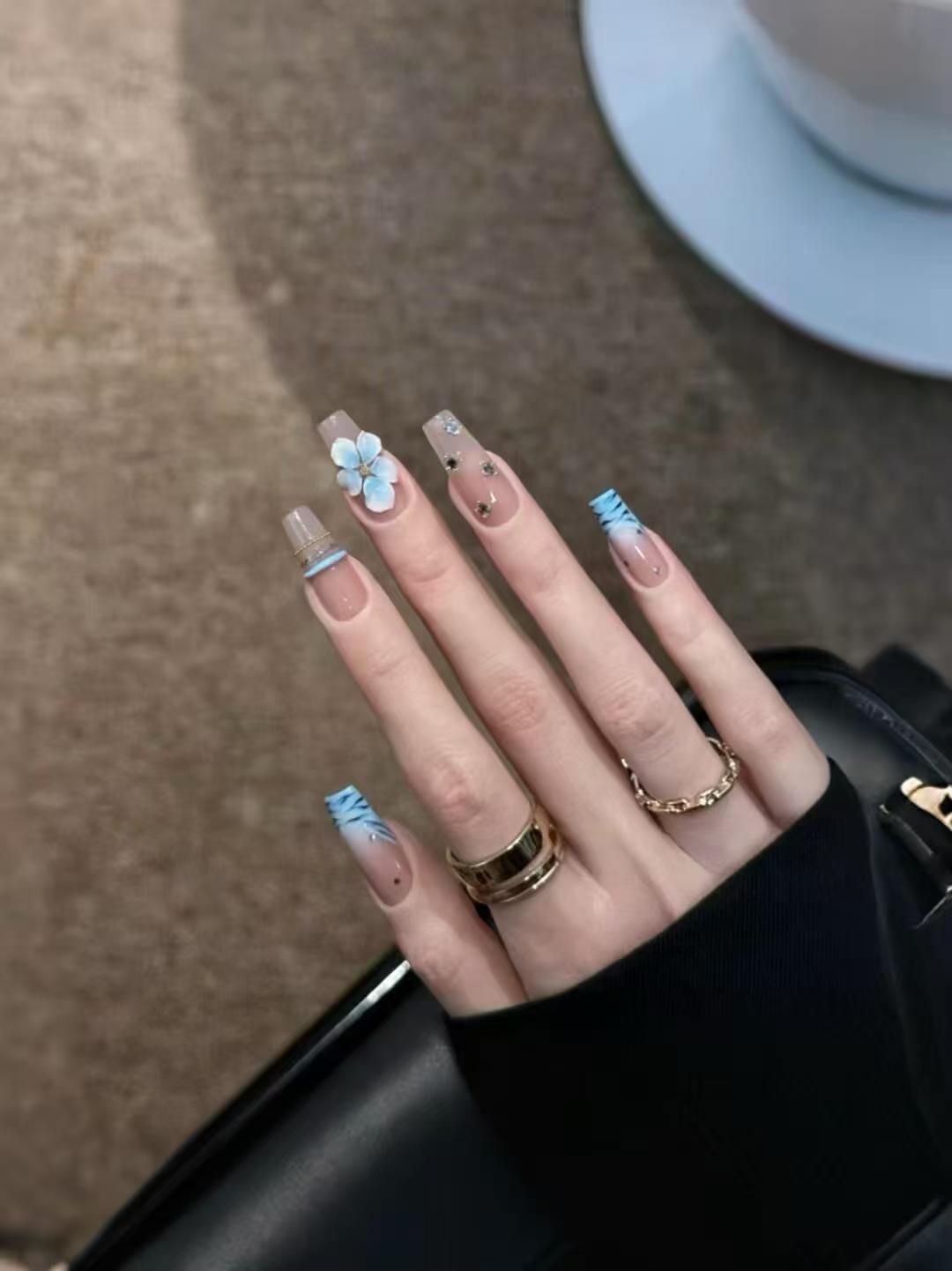 10 Uñas Postizas Hechas a Mano - Nail Art Zebra reseña y precio