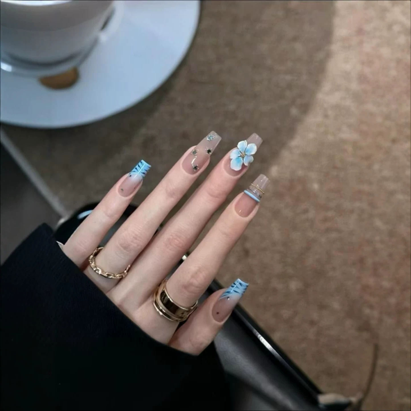 10 Uñas Postizas Hechas a Mano - Nail Art Zebra reseña y precio
