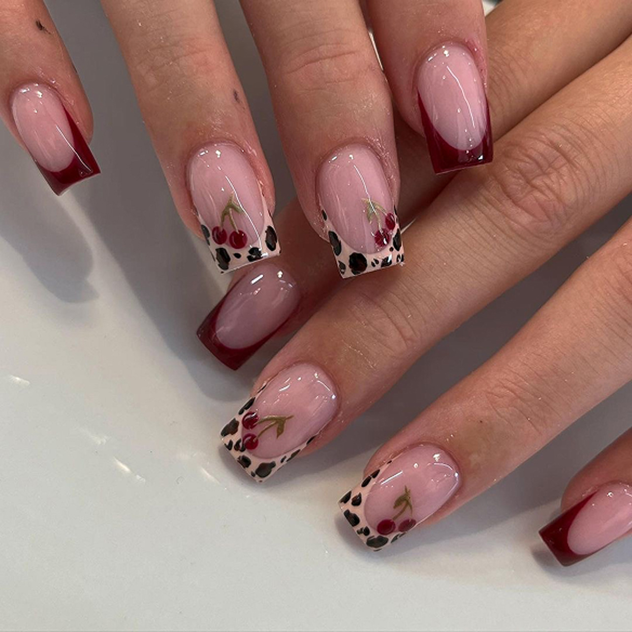 24 Uds. Uñas Postizas Francesa - Nail Art Zebra reseña y precio