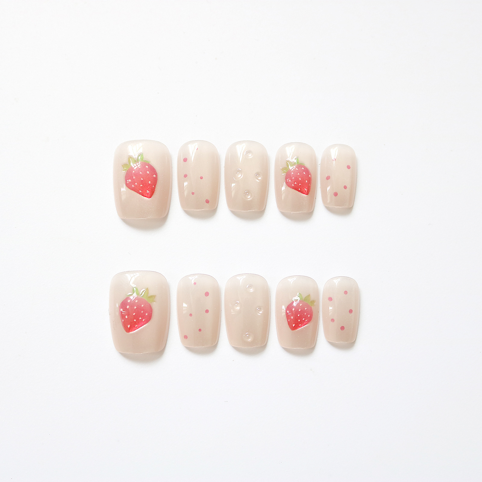 10 Uds. De uñas postizas cuadr - Nail Art Fake Nails reseña y precio