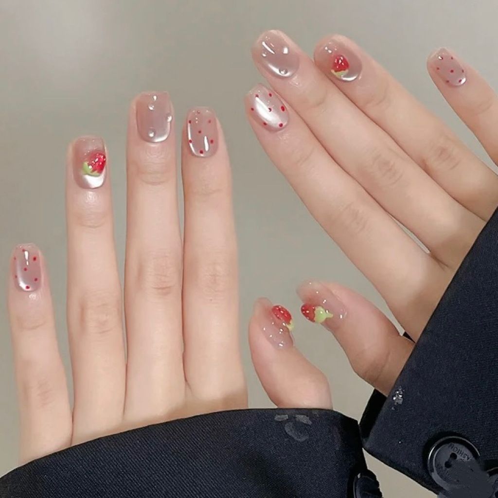10 Uds. De uñas postizas cuadr - Nail Art Fake Nails reseña y precio