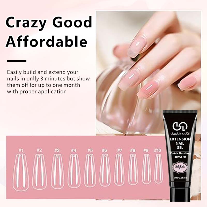 8 unids/set de Gel de extensió - Acrylic Powder Clear reseña y precio