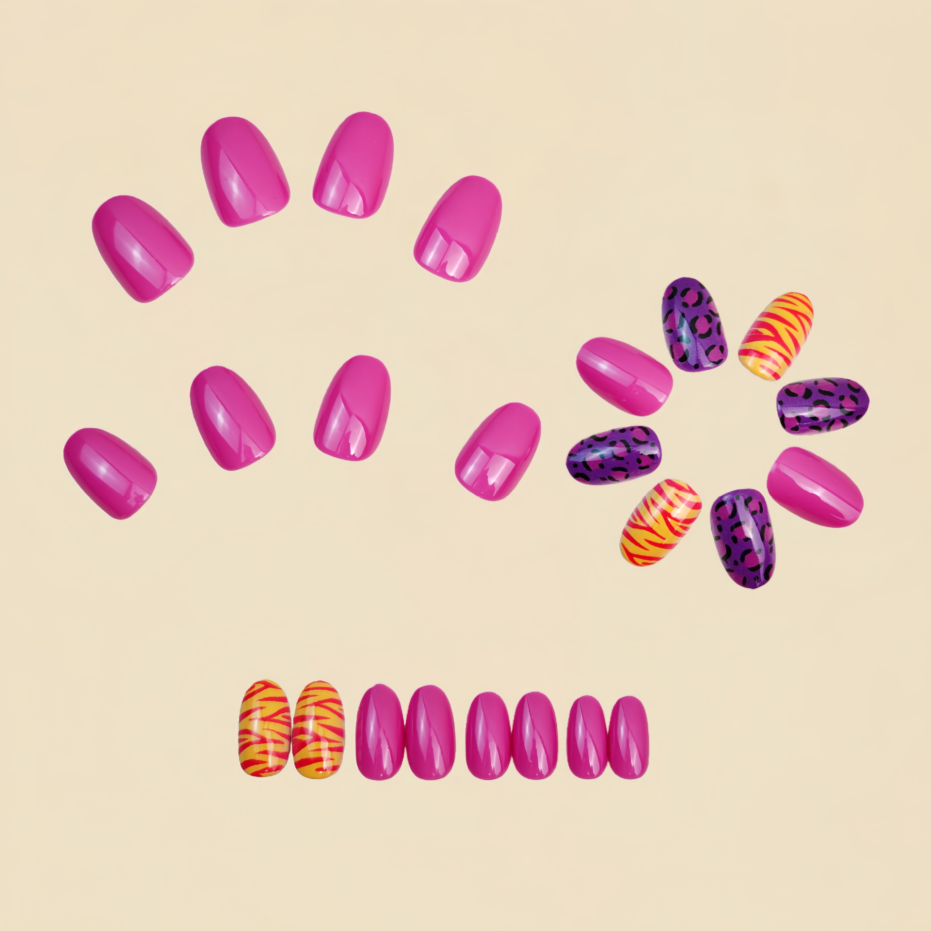 Uñas postizas largas y cortas  - Nail Art Aesthetic reseña y precio