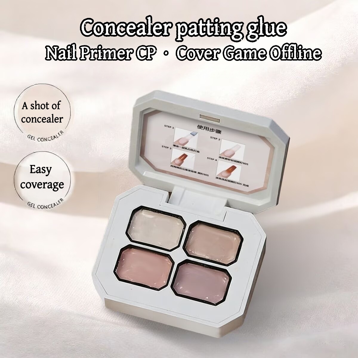 Corrector de 4 colores, gel de - Nail Art Painting reseña y precio