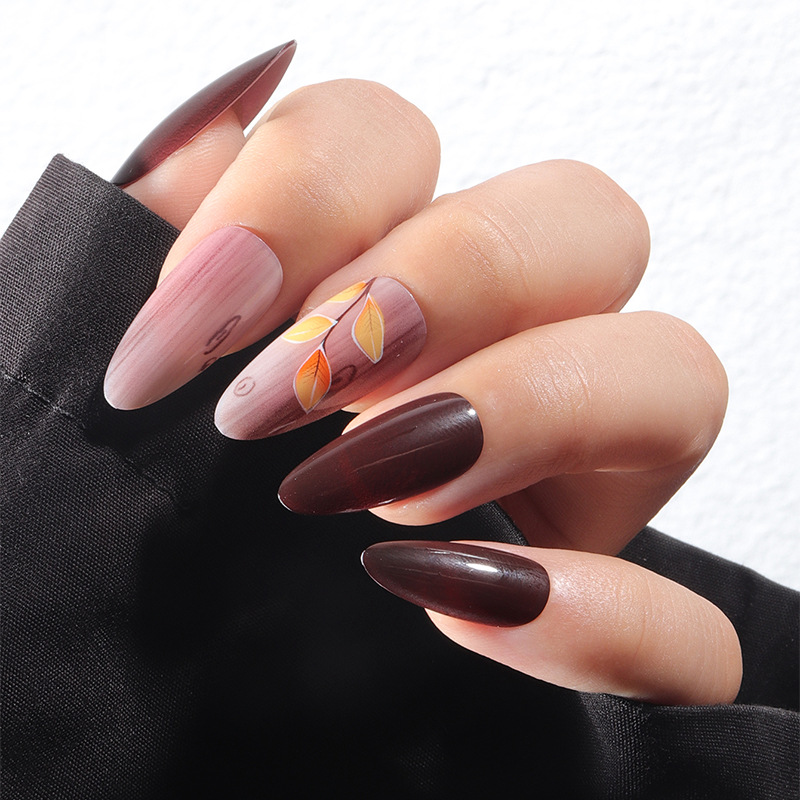 24 Uñas Postizas Francesas con - Nail Art Red Cherry reseña y precio
