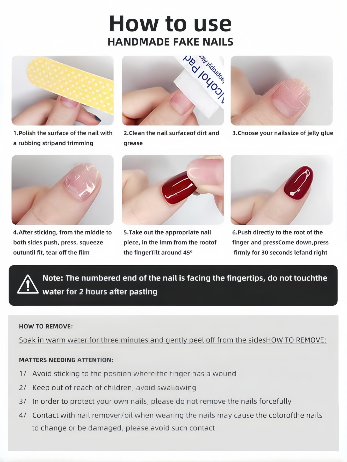 Juego de 10 Uñas Postizas Cort - Nail Art Fake Nails reseña y precio