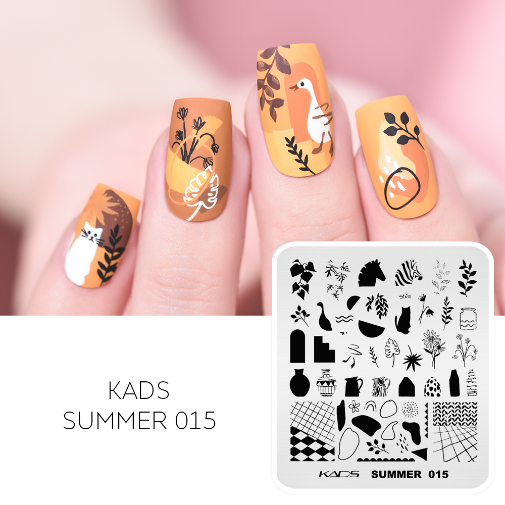 KADS Summer 015-placas para de - Nail Art Zebra reseña y precio