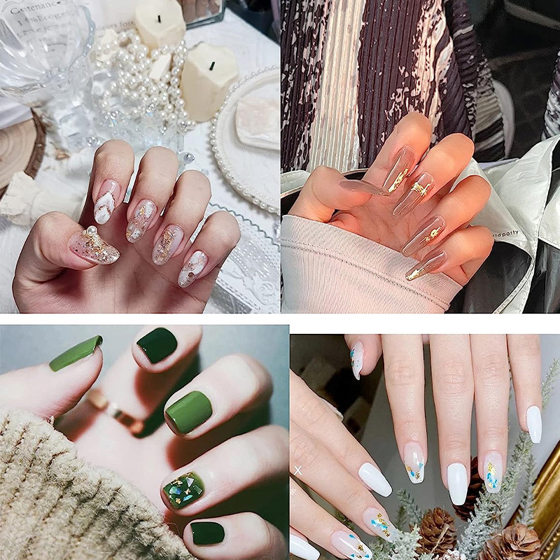 200 Hojas de Lámina Dorada, Lá - Nail Art Painting reseña y precio