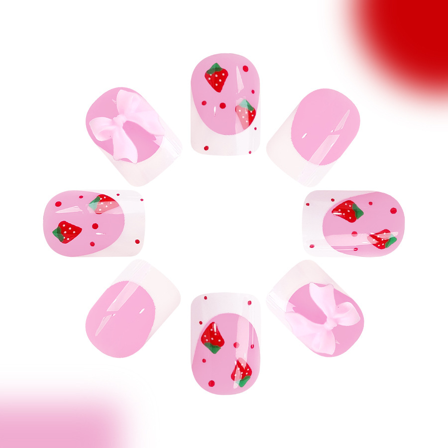 24 Uds. De diseños de fresa ro - Nail Art Aesthetic reseña y precio
