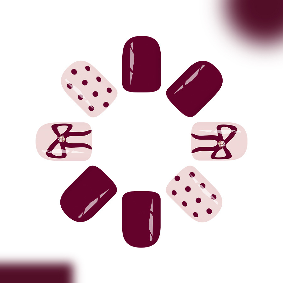 Uñas postizas cuadradas cortas - Nail Art Aesthetic reseña y precio
