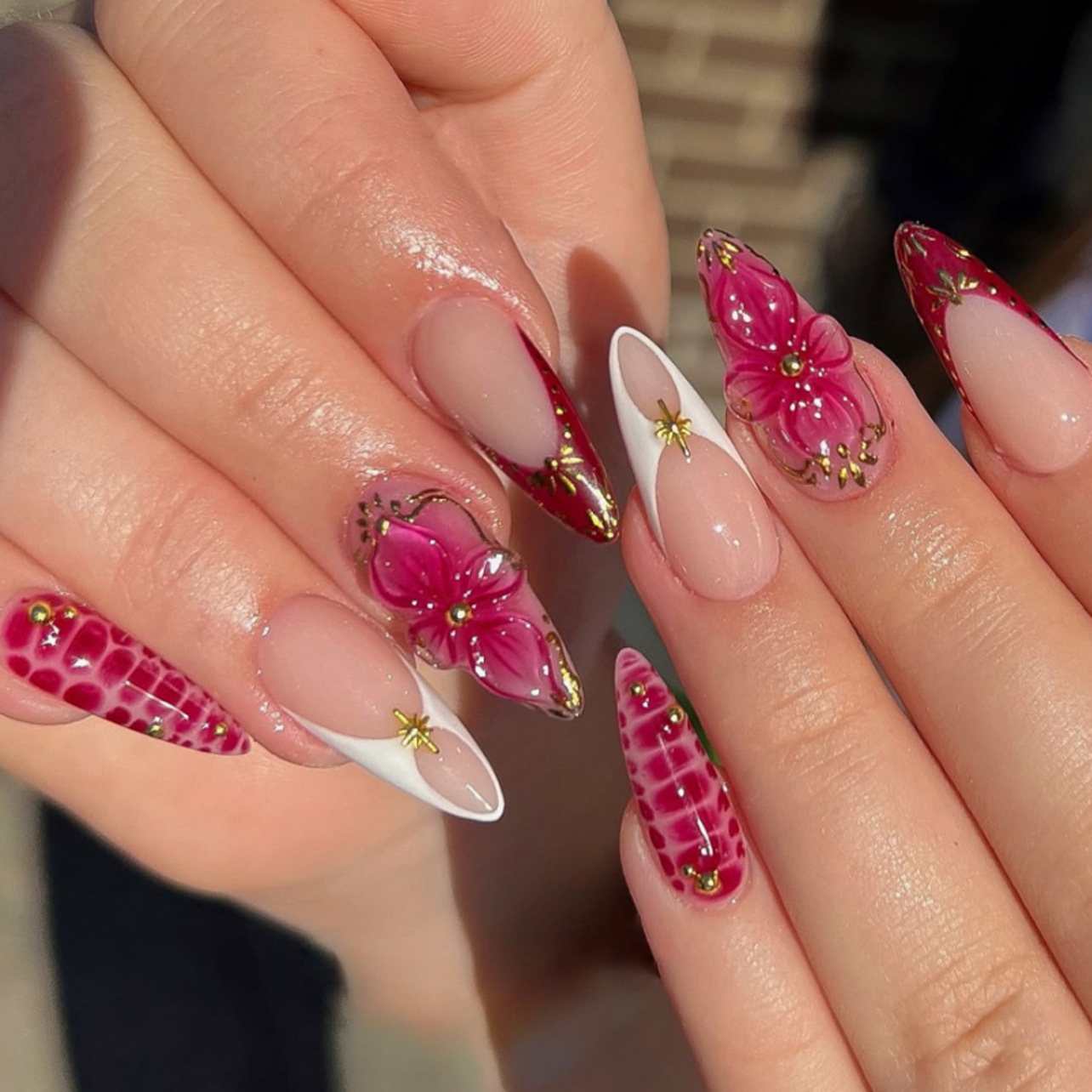 24 Uñas Postizas de Almendra c - Nail Art Aesthetic reseña y precio