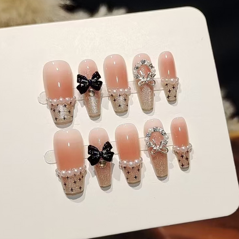 10 Uds. Uñas Postizas de Lujo  - Nail Art Fake Nails reseña y precio
