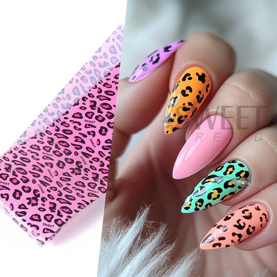 10 piezas de láminas de transf - Nail Art Zebra reseña y precio