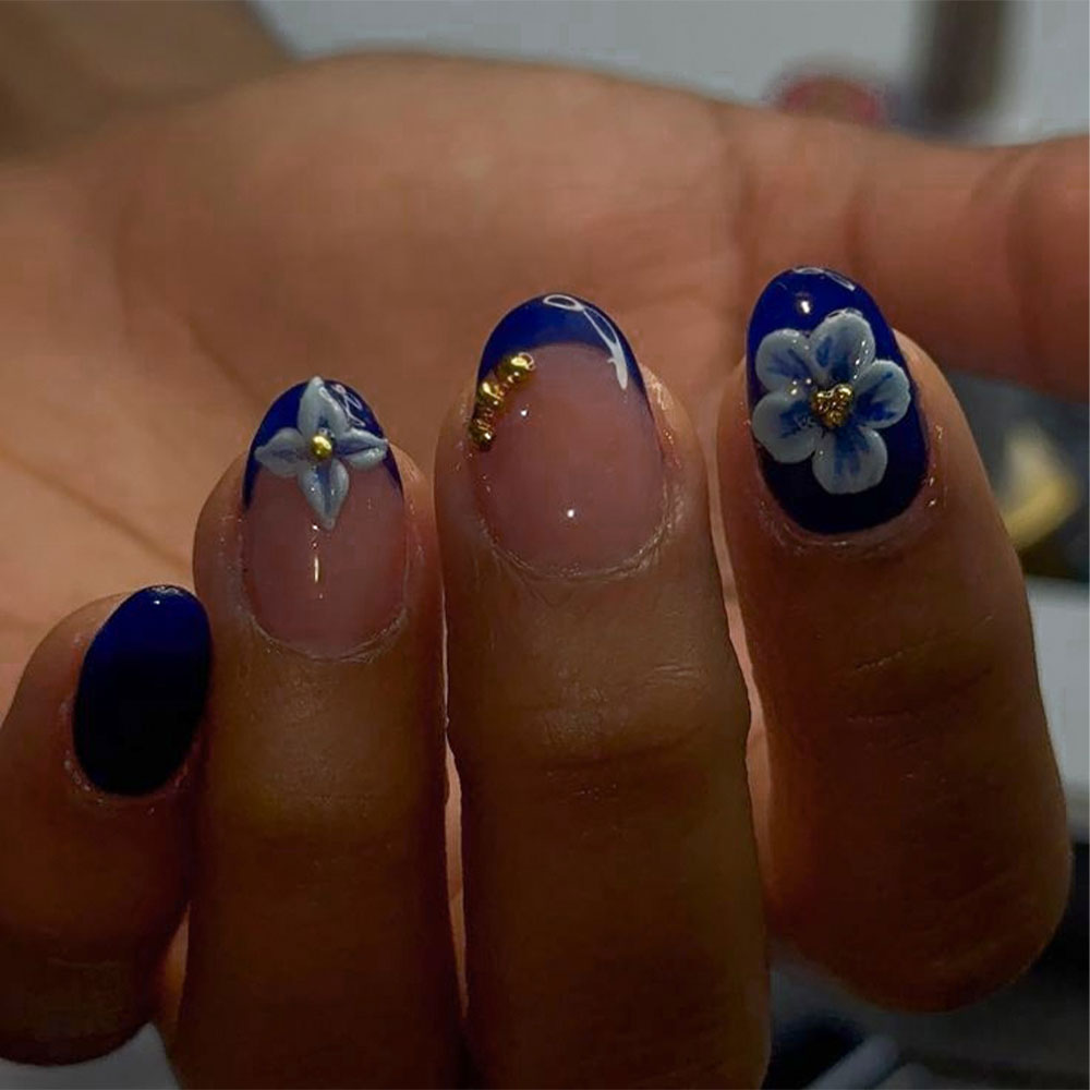 24 Uñas Postizas Cortas Ovalad - Nail Art Oval reseña y precio
