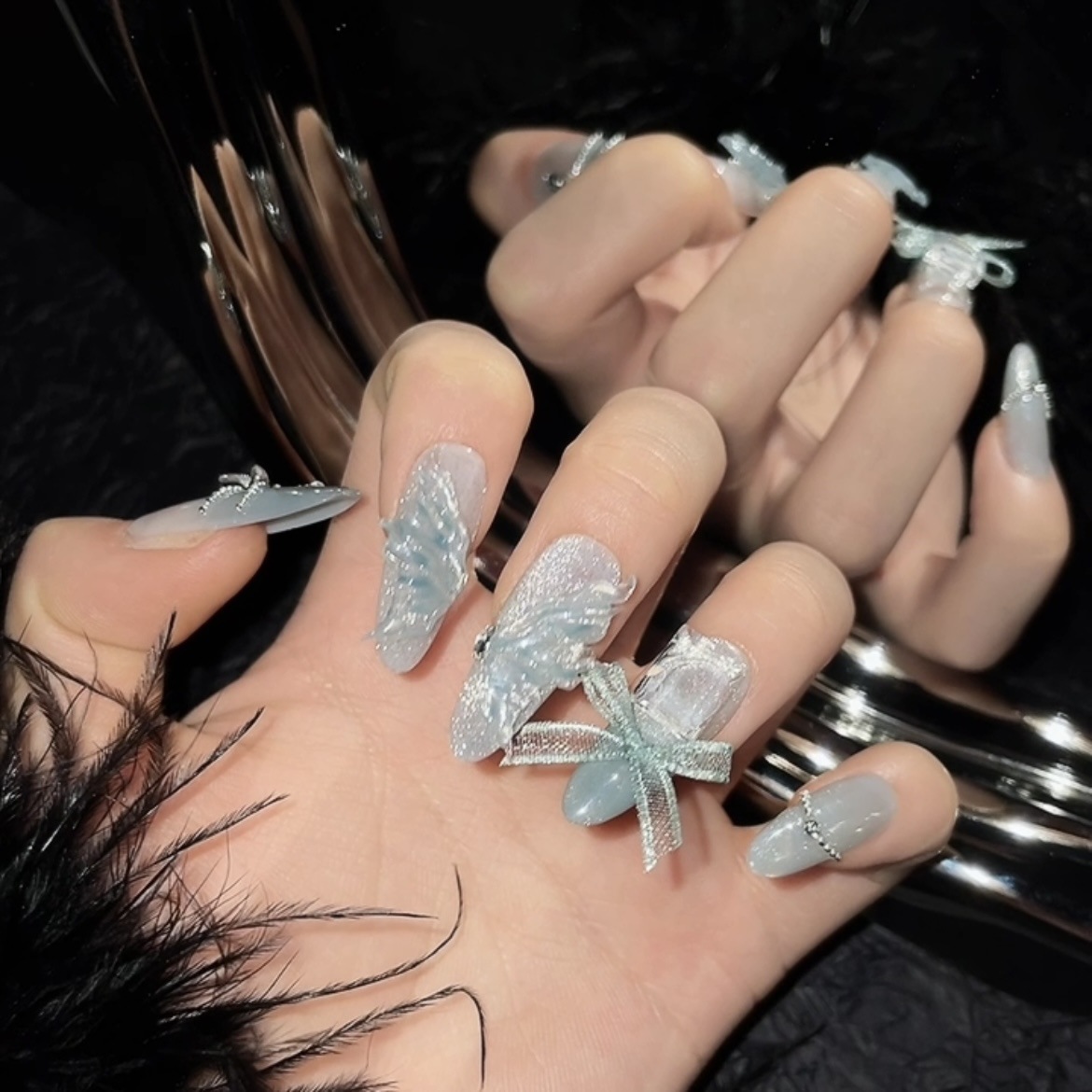 10 Uds. de uñas postizas ovala - Nail Art Oval reseña y precio