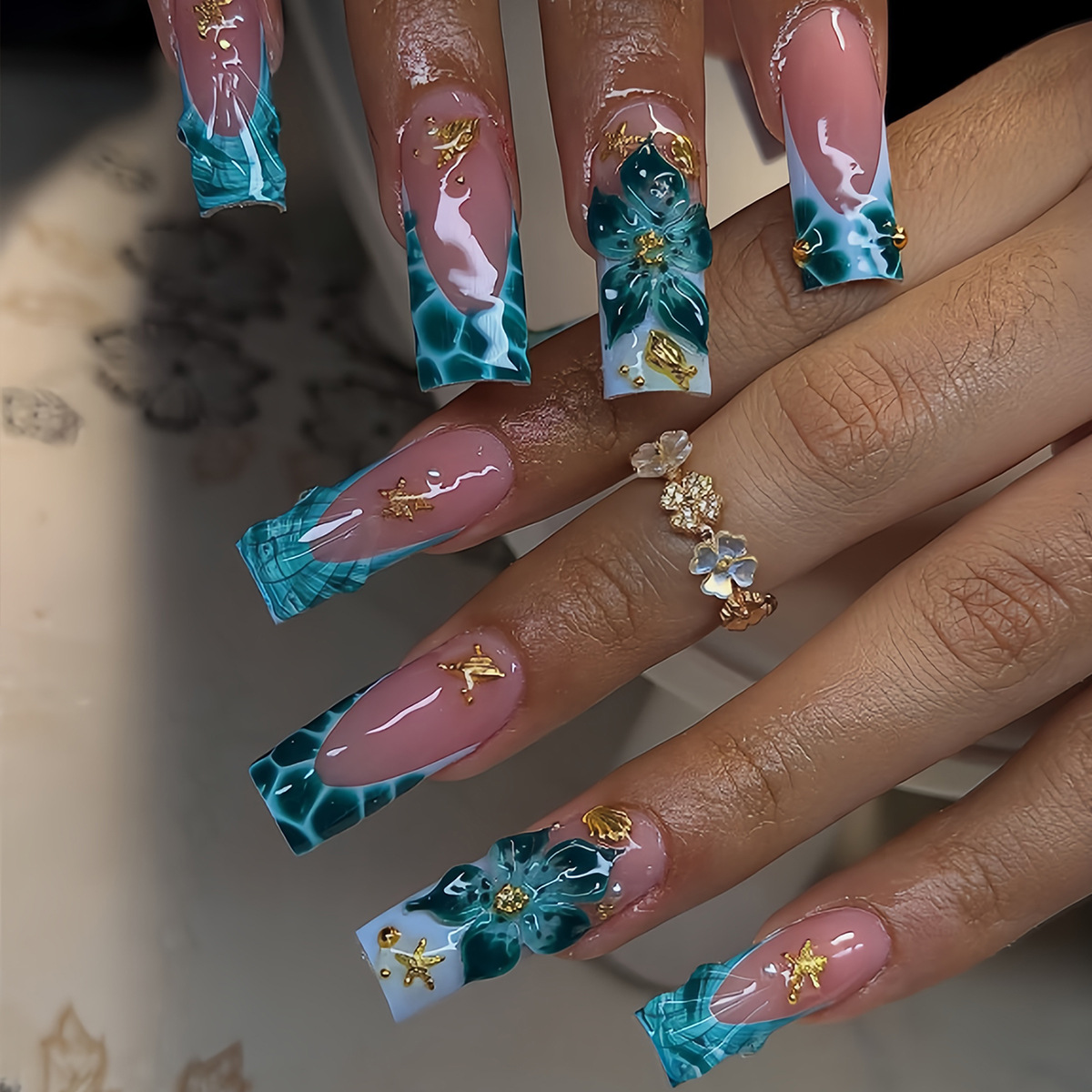 24 Uñas Postizas de Estilo Fra - Nail Art Zebra reseña y precio