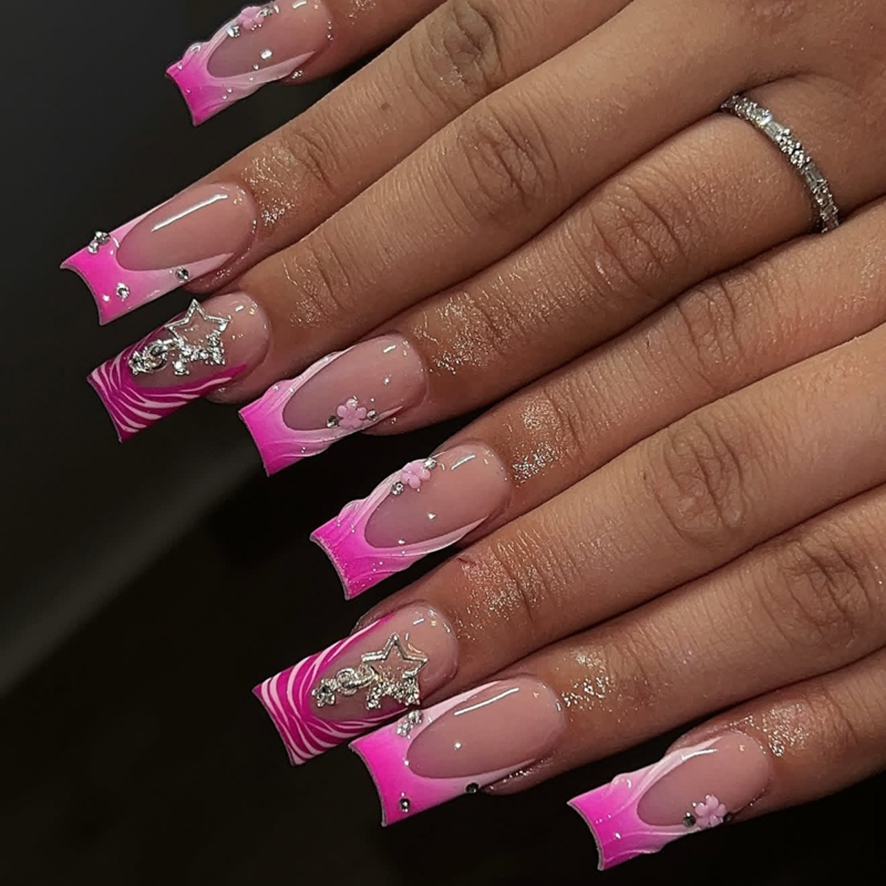 24 Uñas Postizas de Estilo Fra - Nail Art Zebra reseña y precio