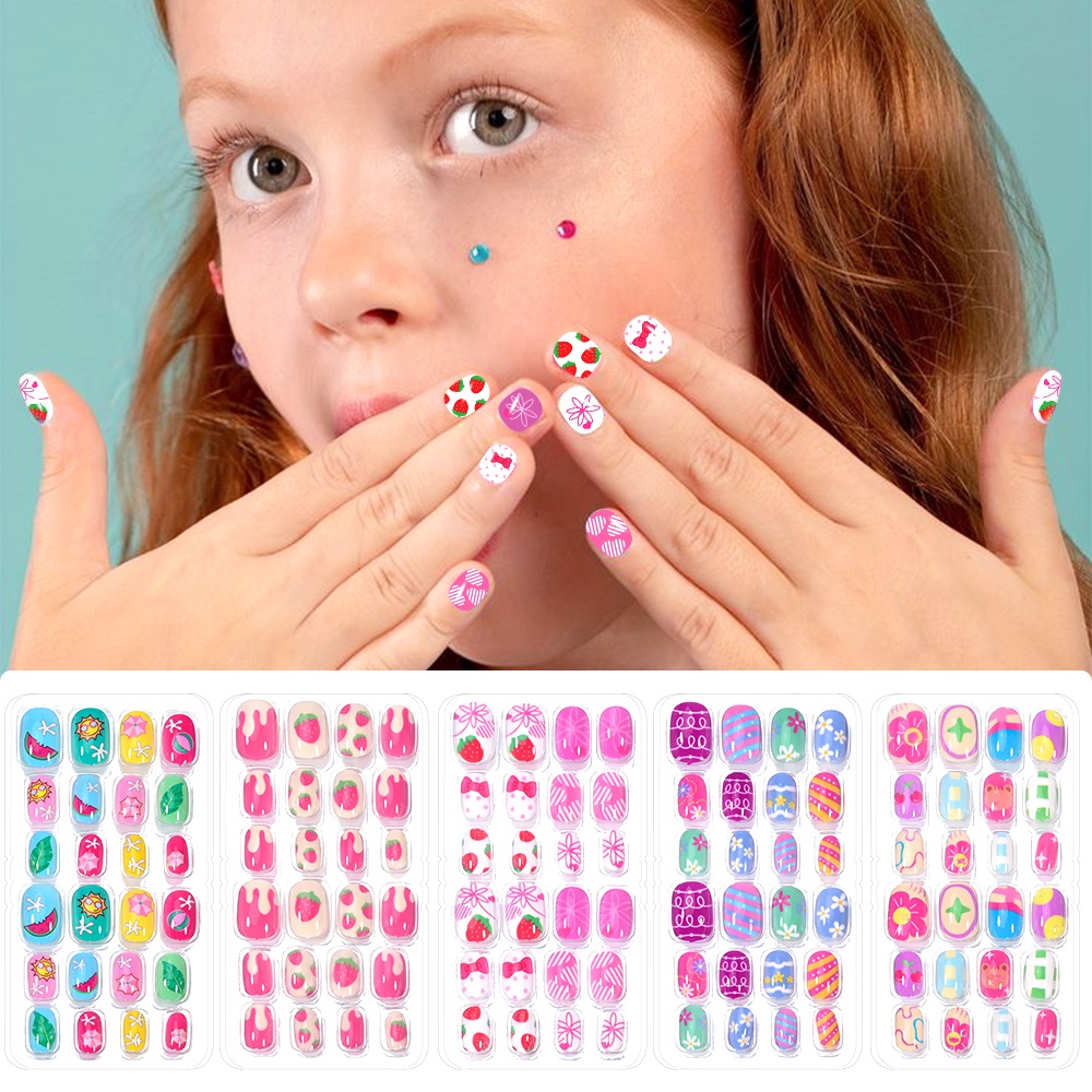 Juego de 5 piezas de 120 pieza - Nail Art Fake Nails reseña y precio