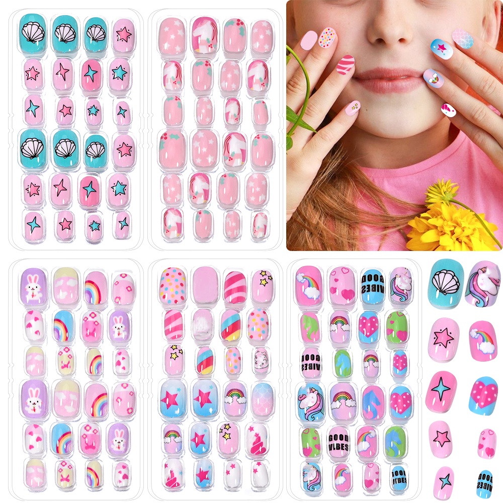 Juego de 5 piezas de 120 pieza - Nail Art Fake Nails reseña y precio