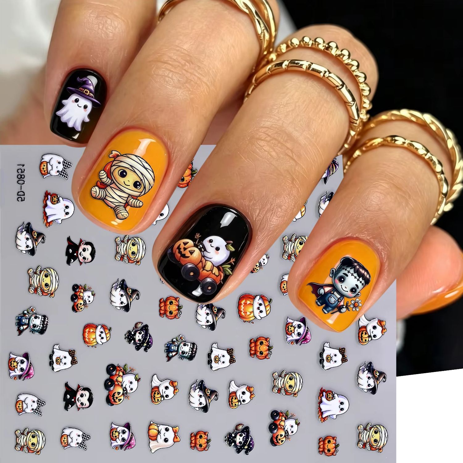 Pegatinas 5D en relieve para u - Nail Art Vampire reseña y precio