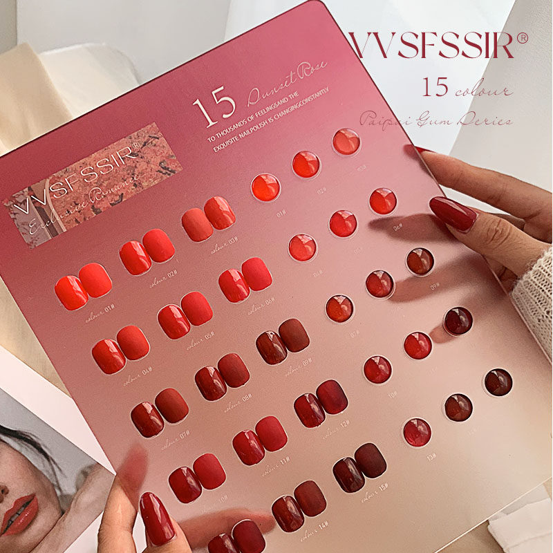 VVSFSSIR Set de Esmalte de Uña - Nail Art Red Cherry reseña y precio