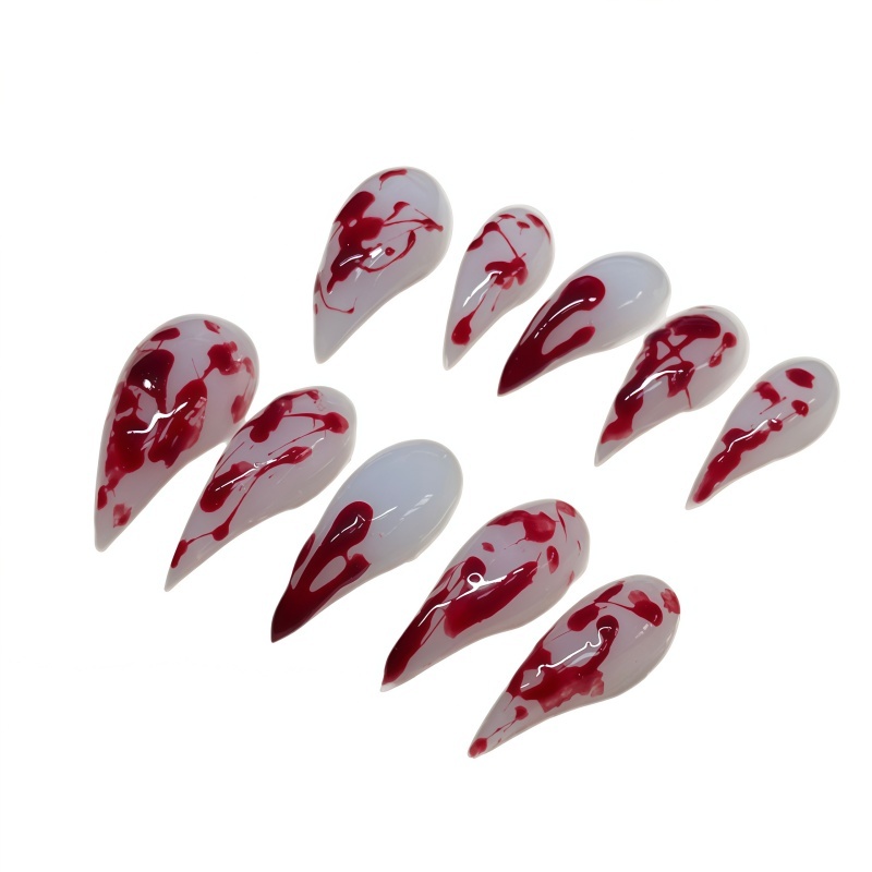 10 Uñas Postizas Stiletto Hech - Nail Art Vampire reseña y precio