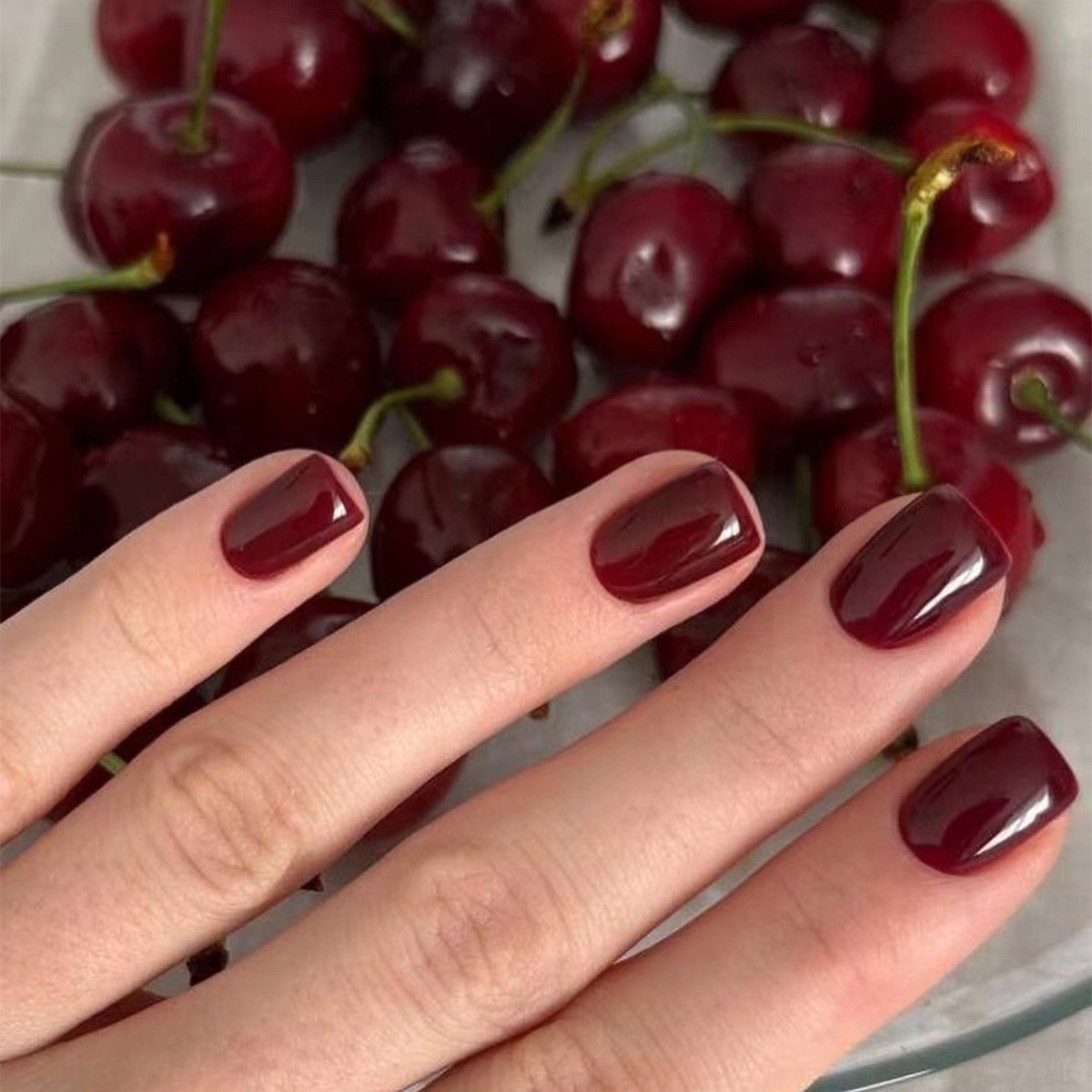 24 Uds. De uñas postizas redon - Nail Art Fake Nails reseña y precio