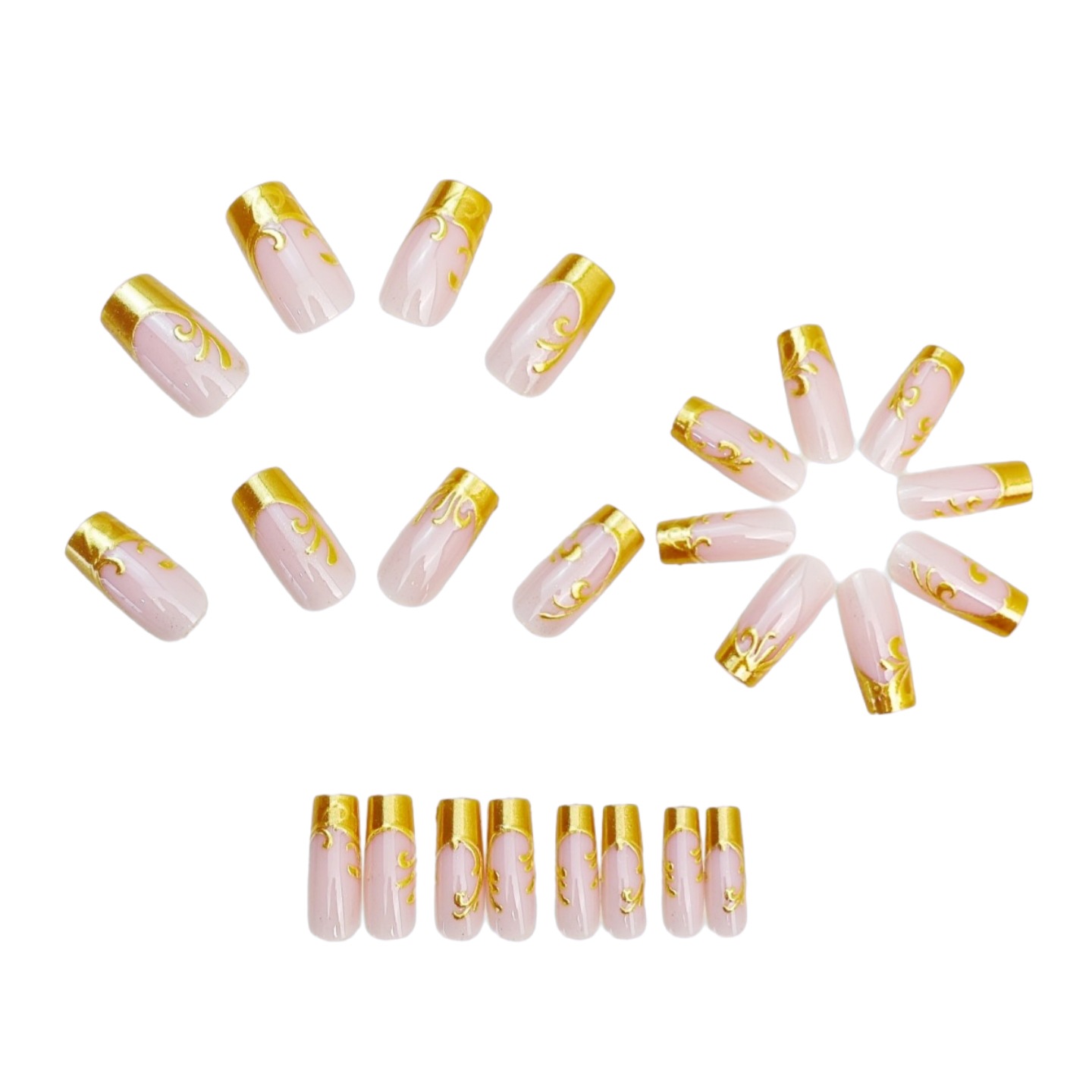 Uñas Postizas Medianas y Larga - Nail Art Aesthetic reseña y precio